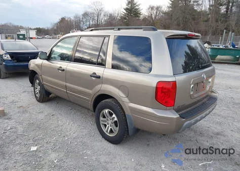 2004 Honda Pilot Ex-L из США, поврежденный, VIN 2HKYF18614H508535